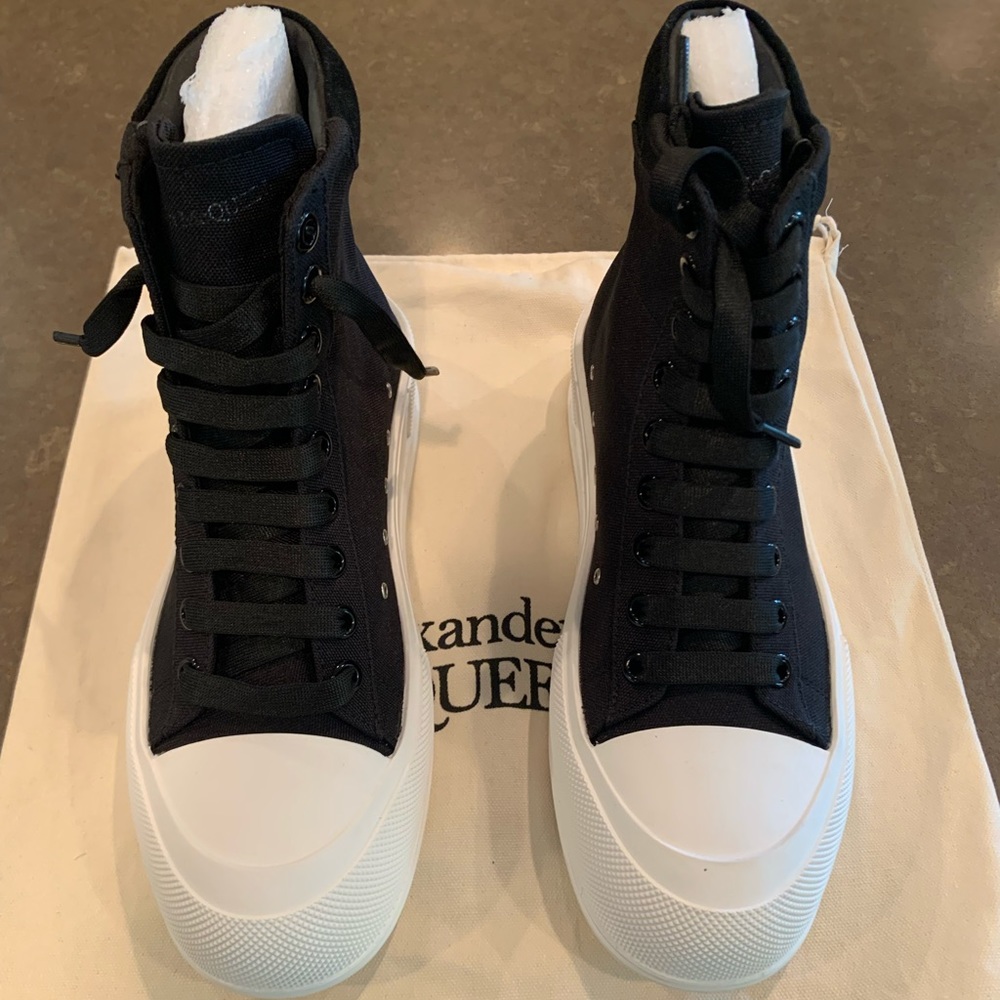 Alexander McQueen High Top Deck Plimsoll